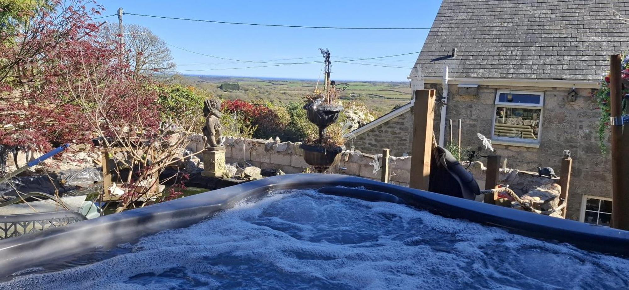 Cosy Cornish Cabin St Austell Exteriör bild